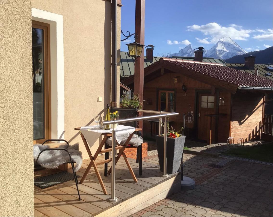 Ferienwohnung Lederhose Bischofswiesen Exteriér fotografie